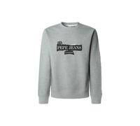 Pepe Jeans Sweat-shirt 'GUS' gris / noir, Taille S
