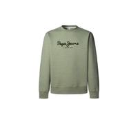 Pepe Jeans Macbeth Melange Crew Maillot de survêtement, Vert (Vert Militaire), S Homme