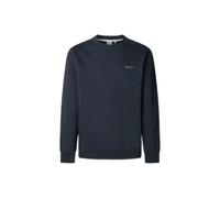 Pepe Jeans Macbeth Small Logo Plain Crew Sweatshirt Bleu (Dulwich Blue), S pour Homme, Bleu (Dulwich Blue), S