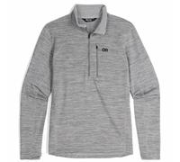 Outdoor Research - Vigor Grid Fleece Half Zip - Polaire homme Grey Heather - L