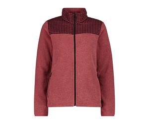 Sweatshirt polaire imprimÃ© zippÃ©e femme CMP Rouge S
