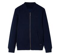 Sweatshirt pour Enfants avec Fermeture Éclair Tout-petits Bleu Marine 116 vidaXL