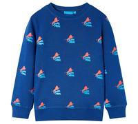 Sweatshirt pour enfants bleu foncé 116 vidaXL