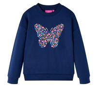 Sweatshirt pour Enfants Vêtement Tout-petits Imprimé Papillon Bleu Marine 104 vi