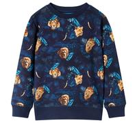 Sweatshirt pour enfants bleu marine 128 vidaXL