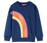 Sweatshirt pour enfants bleu marine 128 vidaXL