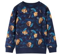 Sweatshirt pour enfants bleu marine 128 vidaXL