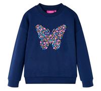 Sweatshirt pour Enfants Vêtement Tout-petits Imprimé Papillon Bleu Marine 104 vi