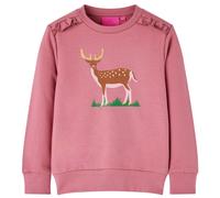 Sweatshirt pour enfants framboise 128 vidaXL