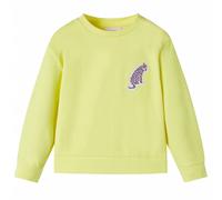 Sweatshirt pour enfants jaune 104 vidaXL
