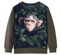 Sweatshirt Pour Enfants Kaki 140