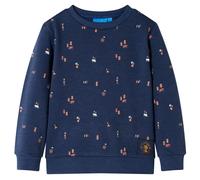 Sweatshirt pour enfants mélange bleu marine 116 vidaXL