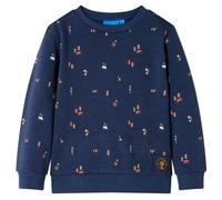 Sweatshirt Pour Enfants Mélange Bleu Marine 92