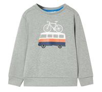 Sweatshirt pour enfants mélange kaki clair 92/104/116/128/140 7-8 ans