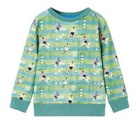 Sweatshirt pour enfants mélange vert clair 116 vidaXL