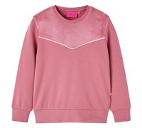 Sweatshirt pour enfants velours patchwork framboise 128 vidaXL