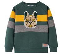 Sweatshirt Pour Enfants Vert Foncé 104