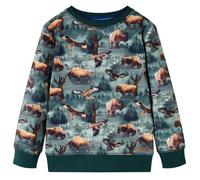 Sweatshirt pour enfants vert foncé 92/104/116/128/140 7-8 ans