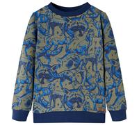 Sweatshirt pour Enfants Vêtement Tout-petits Imprimé Raton Laveur Kaki 92 vidaXL