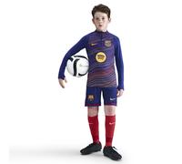 Sweatshirt Prematch enfant FC Barcelone Strike 2025/26 Bleu 10/12 ans Unisex