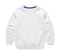 Sweatshirt Pull Polaire Top Coat Bébé Plus Couleur Unie Tops Pulls 152 Garçon, Z2 - Blanc., 3-4 ans