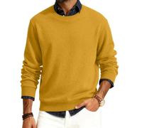 Sweatshirt Randonnée Coton Classique Pilou Rond Confortable Travail Plaid Ample Hiver Décontracté Veste Homme Sweat Grande Taille Thermique Chaud Marque Cachemire Pull Col Cheminée Homme 5XL