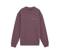 Sweatshirt ras du cou à imprimé script brossé Lyle & Scott Rouge M