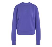 adidas Femme D4T Workout Warm Up Crew Neck Sweatshirt, Pure Purple, XL