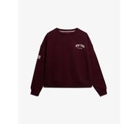 Superdry Sweatshirt ras du cou Femme Athletic Essentials Rouge M
