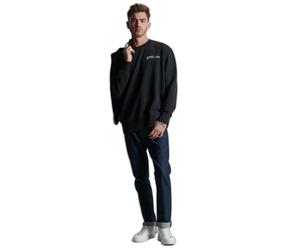 Sweatshirt ras du cou recy Superdry Micro Top Noir XS/S