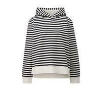 Sweatshirt rayÃ© Ã capuche avec dÃ©tail imprimÃ© femme s.Oliver Bleu 46