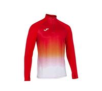 Sweatshirt Running pour Homme, Taille M, Rouge/Blanc
