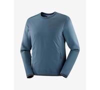Sweatshirt Salomon Outline Hybrid Warm bleu - XL