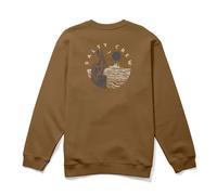 Sweatshirt Salty Crew Stake Out Marron M