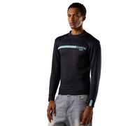 Sweatshirt Scuba Stripe bleu foncé