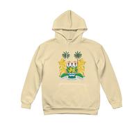 Sweatshirt Sierra Leone Doublure Polaire Sierra Leone Emblème National Lettres Graphiques Pull Col Rond Manches Longues Coupe Ample Sweat Vêtewoments Plusieurs Couleurs du XS Au XL Hoodies