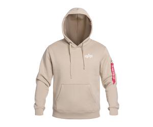 Sweatshirt Signature Back Print Alpha Industries - Organic Beige M