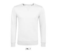 Sweatshirt - SOL'S - Sully - Blanc - Manches longues - Col arrondi XXL
