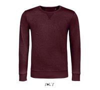 Sweatshirt Sol's Sully - bourgogne chiné XL