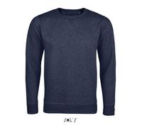 Sweatshirt - SOL'S - Sully - Denim chiné - Manches longues - Col arrondi M
