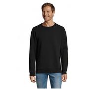 Sweatshirt - SOL'S - Sully - Noir - Manches longues - Col arrondi S