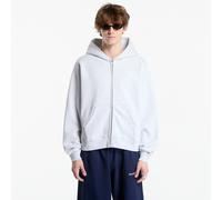 Sweatshirt Sporty & Rich Serif Logo Embroidered Zip Hoodie UNISEX Heather Gray L