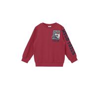 Sweatshirt structurÃ© avec imprimÃ©s sur les manches, devant et dos enfant s.Oliver Rouge 4/5 ans