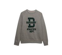 Superdry & Co Sweat-shirt 'Athletic' marine / gris chiné, Taille S