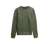 Superdry Sweatshirt Athletic embossé coupe décontractée Vert Taille L Homme