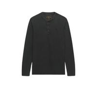 Superdry T-Shirt à Manches Longues Waffle Long Sleeve Henley M