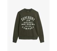 Superdry Machined Goods Workwear Sweatshirt Vert S Homme
