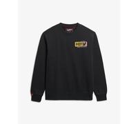 Superdry Sweat-shirt Service Supply Coupe ample Noir 2XL Homme