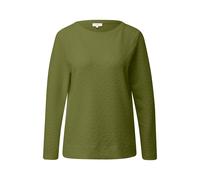 Sweatshirt texturÃ© Ã col rond femme s.Oliver Vert 38