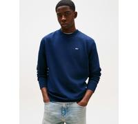 Sweatshirt Tommy Jeans Reg Flag Fleece Crew bleu marine - M